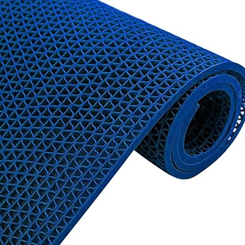Drainage Non Slip Floor Mats Wet Area Commercial Mesh Rubber Flooring Mat by WLWLEOFLOORMAT