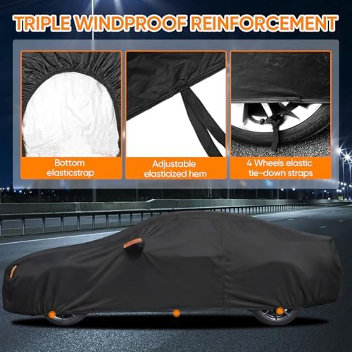 Mustang Car Cover Custom Fit for Ford Mustang 1994-2026 - Image 4
