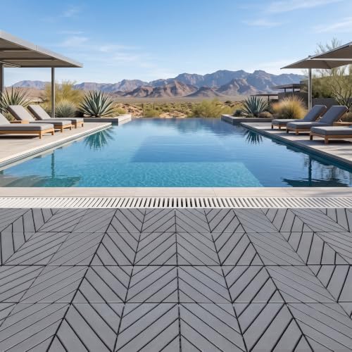 44 PCS 12"x12" Interlocking Deck Tiles - Image 6