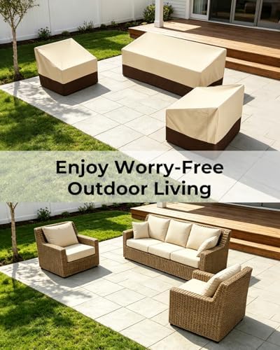 Loriano 3-Piece Patio Furniture Covers - Image 6