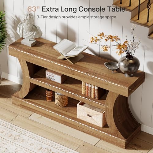 Tribesigns 63-Inch Farmhouse Entryway Console Table - Image 5
