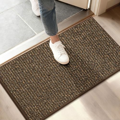 BEQHAUSE Dirt Trapper Door Mat 17" x 30", Non-Slip Doormats by BEQHAUSE