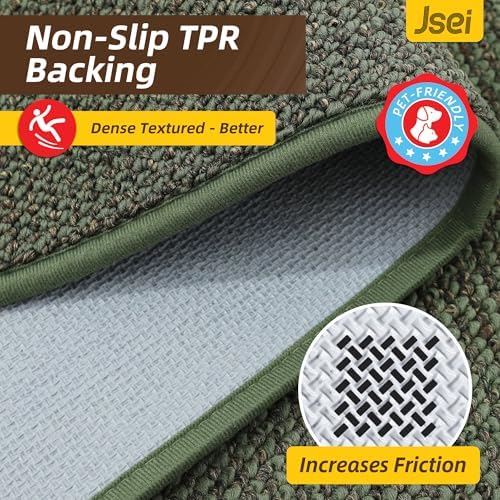 JSEI Dirt Trapper Door Mat 32" x 48", Non-Slip Washable Doormats - Image 5