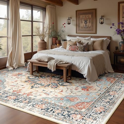 RELEANY Washable Area Rug, Large 9'x12' - Image 3