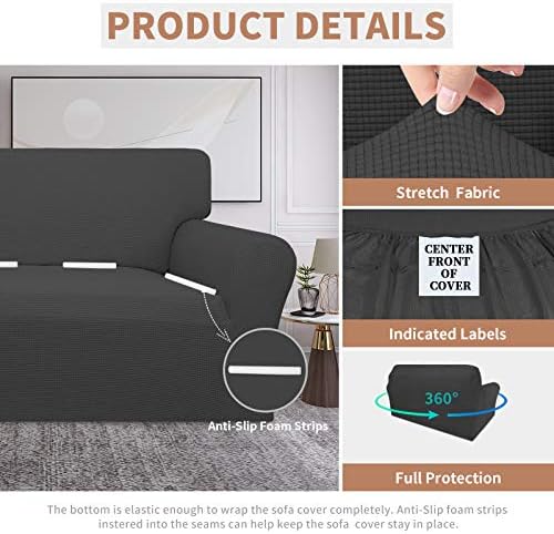Easy-Going 100% Waterproof Oversized Loveseat Cover, Couch Cover - Image 4