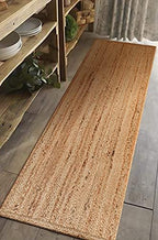 Hausattire Jute Braided Woven Kitchen Runner 2x6 Feet - Image 4