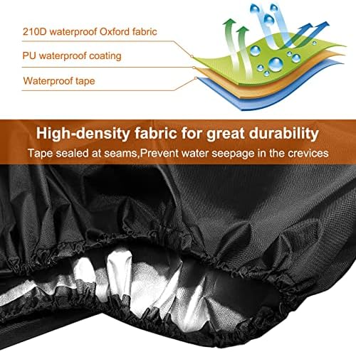 Waterproof Stackable Chair Covers, Uranshin Outdoor Patio Furniture Covers - Image 4