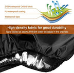 Waterproof Stackable Chair Covers, Uranshin Outdoor Patio Furniture Covers - Image 4