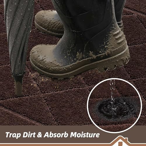BEQHAUSE Dirt Trapper Door Mat 36" x 60", Doormat Non-Slip - Image 3