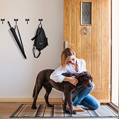 Hotop 8 Pcs Dog Bone Leash Hooks Wall Mounted Stainless Steel - Image 7