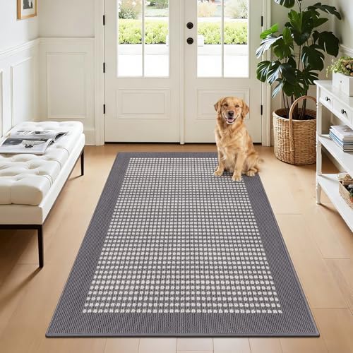 Ileading Indoor Door Mat 3x5ft Absorbent Dog Mats by Ileading