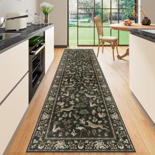 DUKINO 2x10 Rug for Hallway, Washable Kitchen Runner Rug by DUKINO