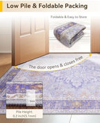 RELEANY Washable Area Rug - Image 6