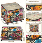 Zebra Stripes Shoe Organizer for Closet - Image 3