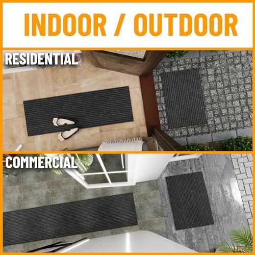 Ottomanson 2x4 Indoor Outdoor Door Mat – Non-Slip Waterproof Floor Mat - Image 2