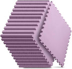 36 Pack Home Gym Mat, Puzzle Exercise Mat, EVA Interlocking Foam Floor Tiles by NazhuraGoodCompanionAtHome