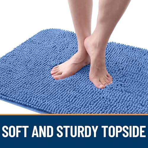 OLANLY Dog Door Mat for Muddy Paws 47x20, Super Absorbent Chenille Mud Mat - Image 4