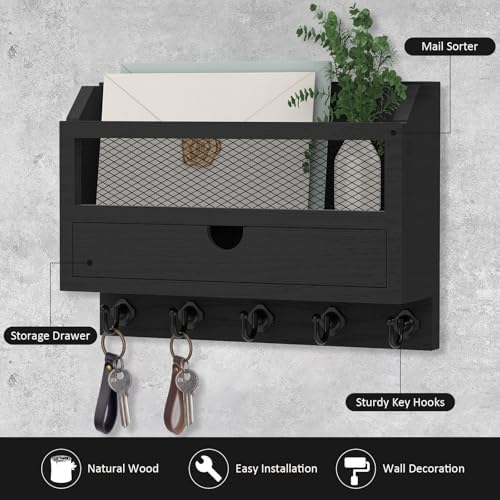 Nekon Key and Mail Holder for Wall, Key Organizer - Image 2