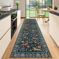 DUKINO 2.6x10 Washable Runner Rug Non Slip Animal Rug by DUKINO