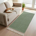 Kitchen Rug Runner 2'x 5', Modern Aesthetics Luxury Print Reversible Low-Pile by Debedcor