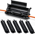 Yojoe 6 Pack Compact Outdoor Extension Cord Cover Waterproof Electrical Safety by YOJOE