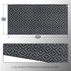 SAND MINE Waterproof Outdoor Rug 9x18 ft, Plastic Reversible Rug, Modern Area - Image 2
