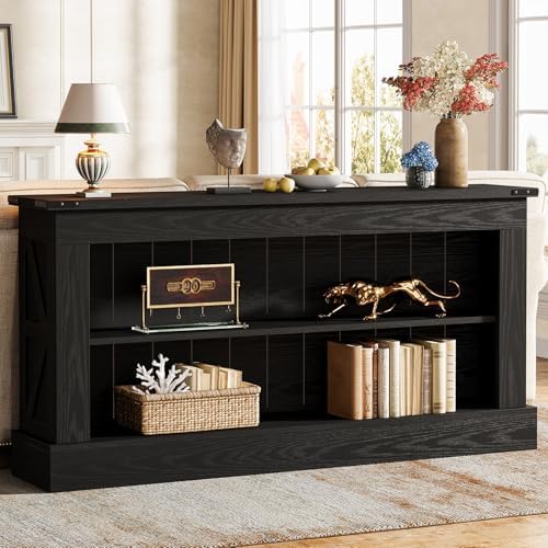 Tribesigns 63" Console Table, 3-Tier Entryway Table by Tribesigns