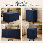 Custom Size Indoor Dust Cover, Cotton Linen Fabric Made to Measure Protector - Image 3