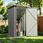 Devoko 3x3 FT Outdoor Storage Shed, Small Garden Tool Shed - Image 2
