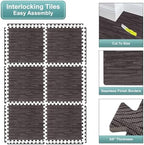 Sorbus Wood Grain Foam Floor Tiles - Image 7