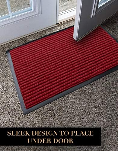 LuxUrux Striped Black Door Mat - Image 5