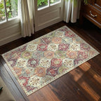 Lahome Moroccan Washable Indoor Door Mat, 2x3 Entryway Rugs by Lahome