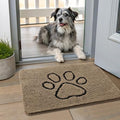 Smiry Dog Door Mat for Muddy Paws, Absorbent Non Slip Dirt Trapper by Smiry
