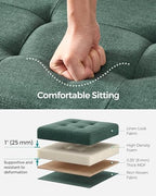 SONGMICS 30 Inches Folding Storage Ottoman Bench, Load 660 lb - Image 5