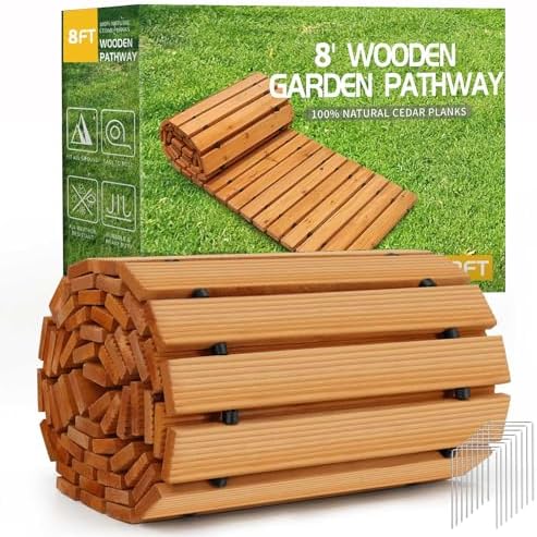 RELIANCER 8' Wooden Garden Pathway by RELIANCER