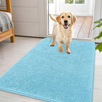 OLANLY Dog Door Mat for Muddy Paws 44x32, Super Absorbent Chenille Mud Mat by OLANLY
