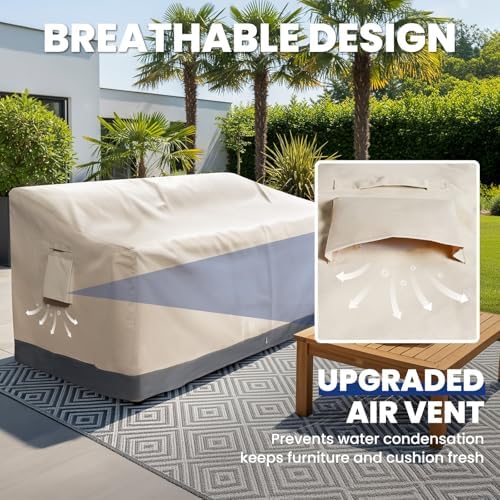 Extra Heavy Duty 3-Seater Outdoor Sofa Cover Waterproof - Image 7