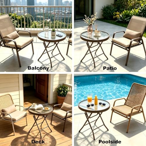 Outdoor Side Table, Small Patio End Table - Image 4