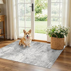 Abstract 2x3 Entryway Area Rugs: Washable Water Resistant Kitchen Rug Non-Slip by HYHAOYUNLAI