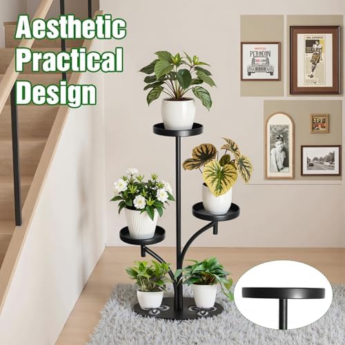 3 Tier Metal Plant Stand Indoor, - Image 5