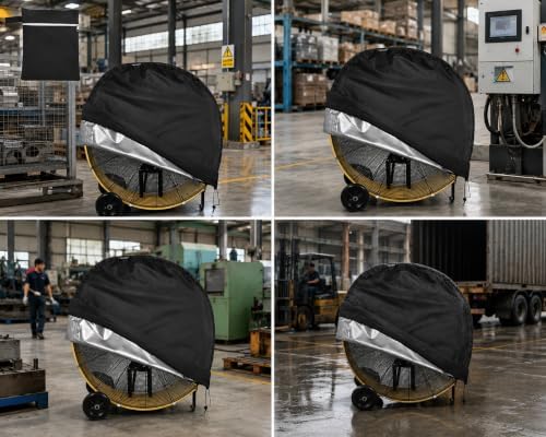 Industrial 42" Direct-Drive Drum Fan Cover, Outdoor Fan, Waterproof&Dustproof - Image 3