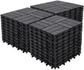 Bliss Outdoors 12-Slat Acacia Hardwood Deck Tiles, Aged Black by BlissHammocks