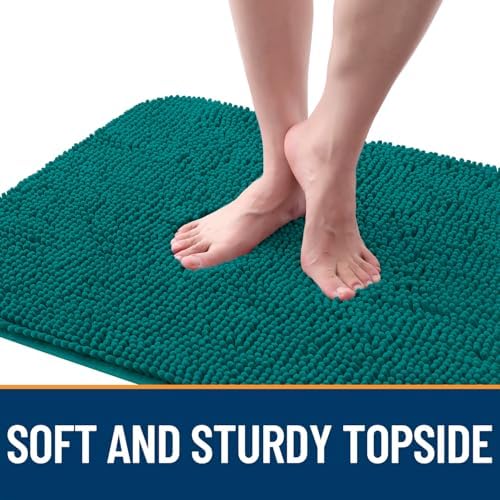 OLANLY Dog Door Mat for Muddy Paws 44x24, Super Absorbent Chenille Mud Mat - Image 4