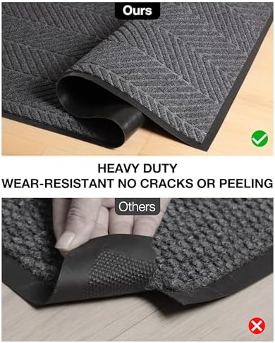 4′x12′ Large Heavy Duty Door Mat Indoor Outdoor, Floor Mat - Image 3