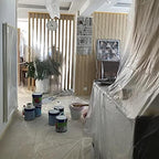 35 Pieces Plastic Drop Cloth, Dust-Proof and Rustproof, 35 Pieces 9x12 Feet Tarp - Image 7
