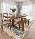Lahome Moroccan 5x8 Area Rug, Washable Rugs - Image 3