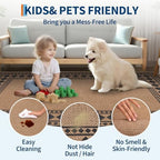 GarveeHome Easy Jute Rug 9x12 Washable Jute Rugs - Image 7