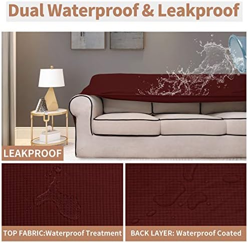 Easy-Going 100% Waterproof Chair Couch Cover, Stretch Jacquard Sofa Cover - Image 3