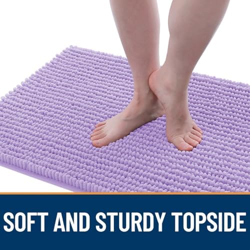 OLANLY Dog Door Mat for Muddy Paws 70x46, Extra Absorbent Chenille Mud Mat - Image 3