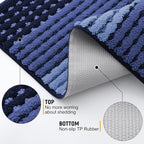 Kitinjoy Indoor Outdoor Door Mat, 59x36 Non-Slip Dirt Trapper Doormats - Image 3